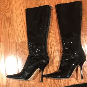 Jimmy Choo- Patent leather tall boots